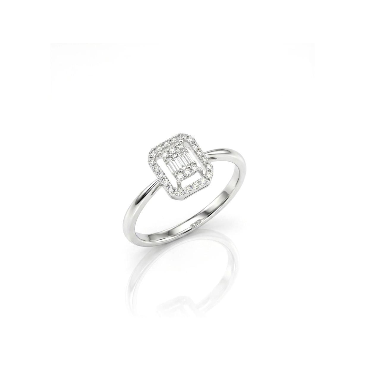 WHITE GOLD DIAMOND RING
