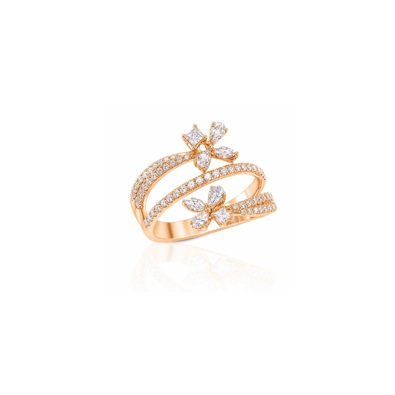 FLOWER DIAMOND RING